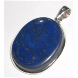 Lapis Pendant set in Solid Sterling Silver *STAMPED .925* Mounting!! Total weight of Pendant with St