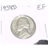 Image 1 : 1958-D Jeffereson Nickel *EXTRA FINE GRADE*!!