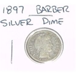 1897 Barber Silver Dime!!