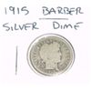 Image 1 : 1915 Barber Silver Dime!!