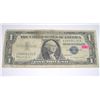 Image 1 : 1957 Series B $1 Silver Certificate Serial # V66665136A!!