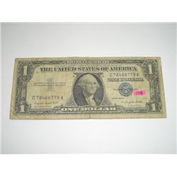 1957 Series A $1 Silver Certificate Serial # C78466779A!!