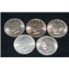 Image 1 : Eisenhower dollar, various dates & conditions, lot of 5