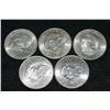 Image 2 : Eisenhower dollar, various dates & conditions, lot of 5