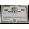 Image 1 : Union Pacific Corp Stock Certificate, dated 1969