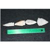 Image 2 : Vintage Indian Arrowhead, lot of 4