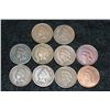 Image 1 : Indian Head penny, various dates & conditions, lot of 10
