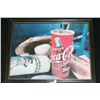 Image 1 : Coca-Cola "Baseball Program" framed picture