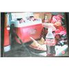Image 2 : Coca-Cola "Ice Chest w/fried chicken" framed picture