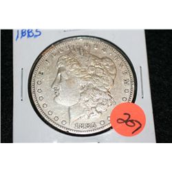 1885 Silver Morgan one dollar