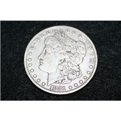 1881-O Silver Morgan one dollar