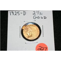 1925-D $2 1/2 dollar Gold coin