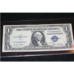 1935-D US Silver Certificate $1, Blue Seal, #Y07689831E