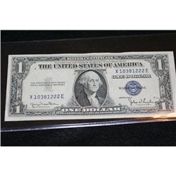 1935-D US Silver Certificate $1, Blue Seal, #X10381222E