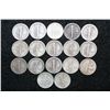 Image 2 : Mercury dime, various dates & conditions, lot of 17