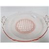 Image 1 : Pink depression glass Patrick tray