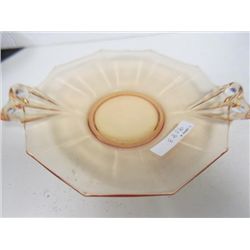 Octagon handled dish8 1/4"