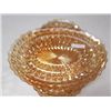 Image 1 : 2 oval iridescent  button pattern holiday platters