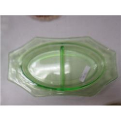 Fostoria 2 part relish dish