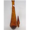 Image 1 : Gold glass decanter with stopper