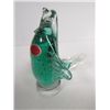 Image 1 : Murano glass green bird with controlled bubble