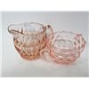 Image 1 : Creamer and sugar set- Pink Windsor Diamond