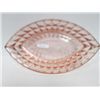 Image 1 : Pink Windsor diamond pattern boat shape bowl