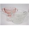 Image 1 : 2 sugars without lids-depression glass