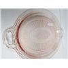 Image 1 : Pink Mayfair open handle platter 12"