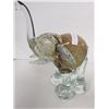 Image 1 : Murano glass elephant trunk up