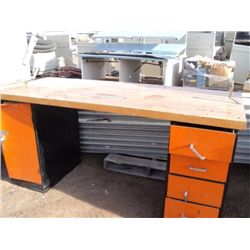 BUTCHER BLOCK WORK BENCH