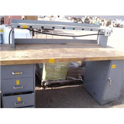 BUTCHER BLOCK WORK BENCH