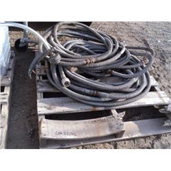 PALLET OF STEEL HOSE