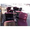 Image 1 : RED CASTERED CHAIRS ***12 TIMES THE MONEY***