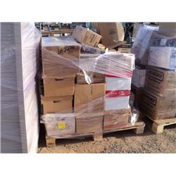 PALLET OF MISCELLANEOUS TONER/BOOKS