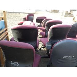 RED CASTERED CHAIRS ***12 TIMES THE MONEY***