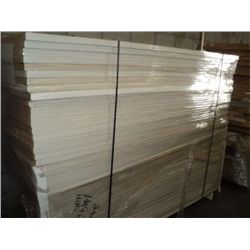 PALLET OF 80" CARVED WOOD DOORS