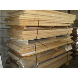PALLET OF MISCELLANEOUS 80" WOOD DOORS