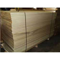 PALLET OF SMOOTH 80" WOOD DOORS
