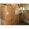 Image 1 : PALLET OF WOOD HANGING KITCHEN CABINETS