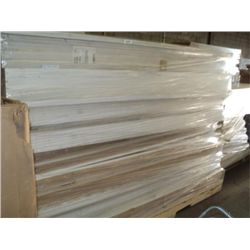 PALLET OF MISCELLANEOUS WOOD DOORS W/ FRAMES