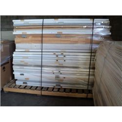 PALLET OF MISCELLANEOUS WOOD DOORS