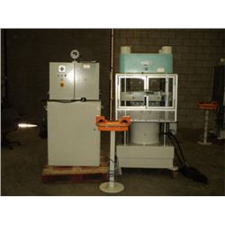 2001P.O. WEBER ELECTRO-HYDRAULIC 4-COLUMN LABORATORY PRESS