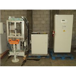 2001P.O. WEBER ELECTRO-HYDRAULIC 4-COLUMN LABORATORY PRESS