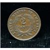 Image 2 : 1867 2 Cent Piece Grades Almost Uncirculated au58