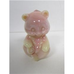 Fenton teddy bear-marked and labeled