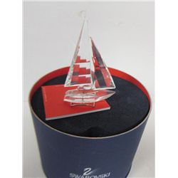 Swarovski crystal sail boat #A7473