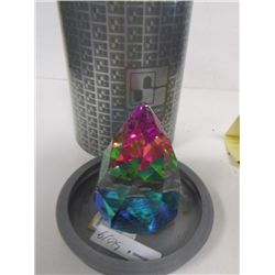 Swarovski crystal #7452 pyramid shape