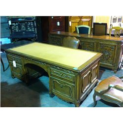 LARGE LOUIS XV STYLE PARTNER'S DESK