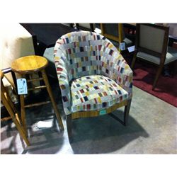 ZEBRAWOOD TUB CHAIR